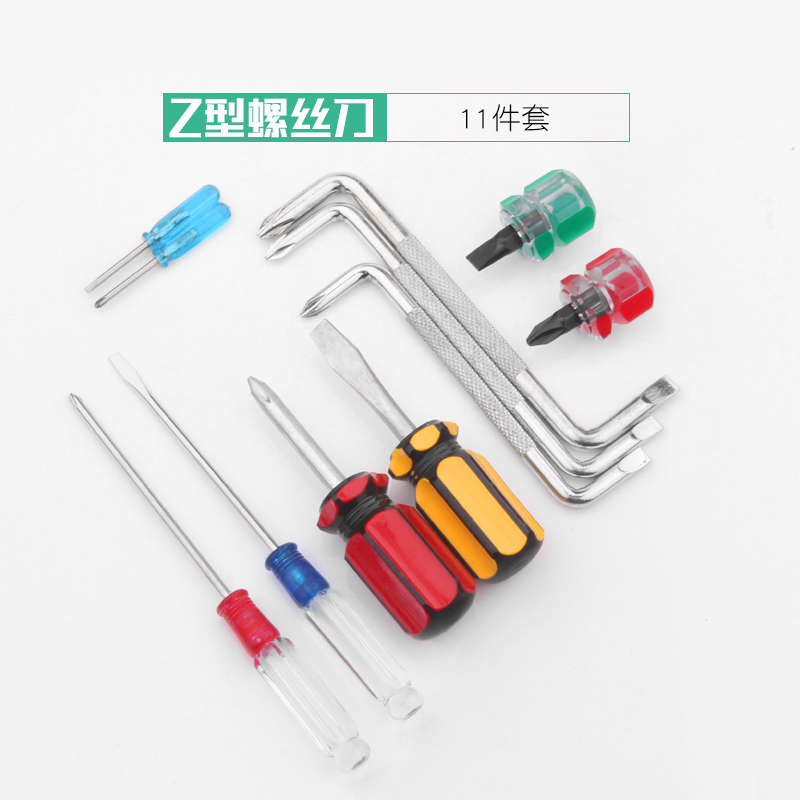 Dornillador de curva de forma especial de esquina de ángulo recto de curva en una palabra cruzada, destornillador de ciruela de 90 grados, destornillador z