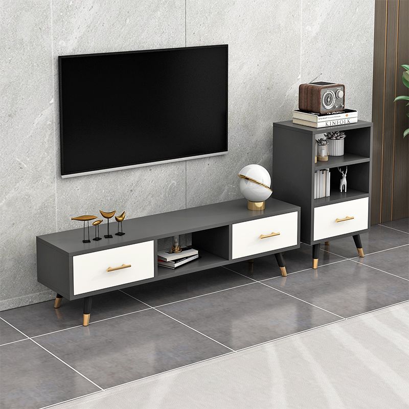 Simple Modern Tv Cabinet Nordic Living Room Small Apartment Tv Cabinet Coffee Table Combination Simple Furniture Floor Cabinet Light Luxury