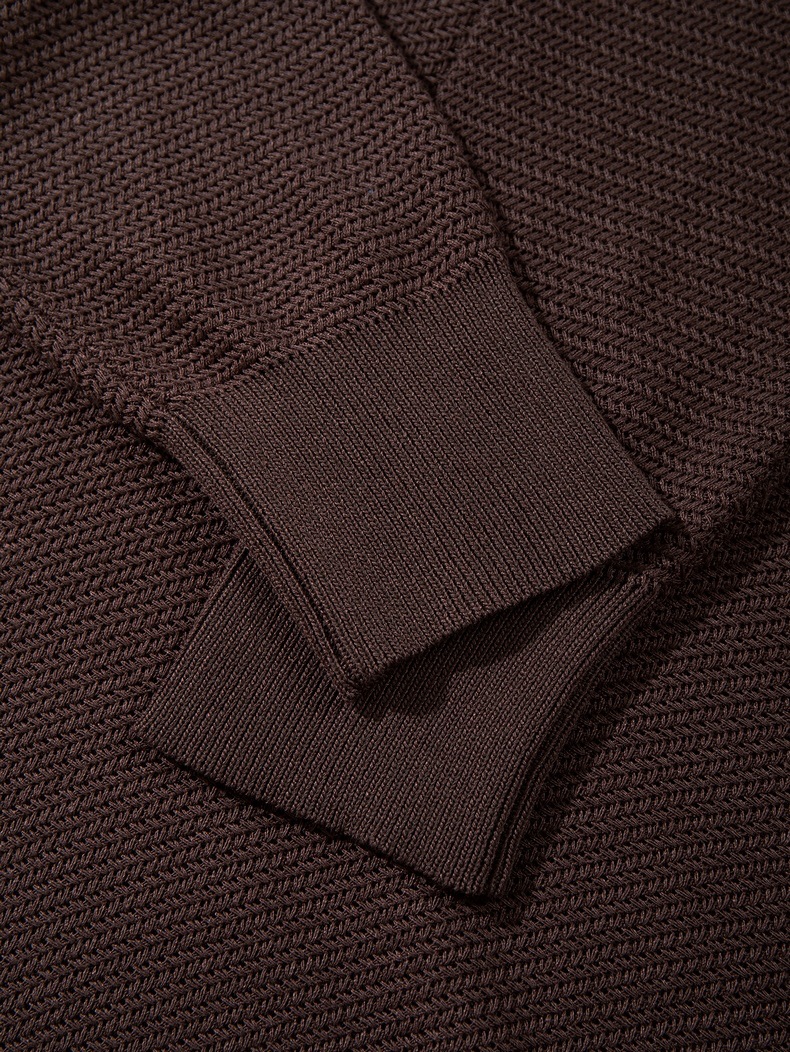Inflation Polo Collar Knit Sweater