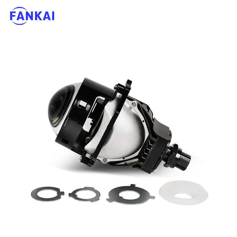 Faro LED bi-xenón K5 de 3 pulgadas y 12V/24V con lente H4/H7, modificación universal no destructiva, haz alto-bajo integrado, alta potencia de 60W.