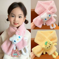 Детский шарф новый мультфильм Sanrio мальчик осень-зима плюшевая теплая шея девушка дикий ветрозащитный нагрудник