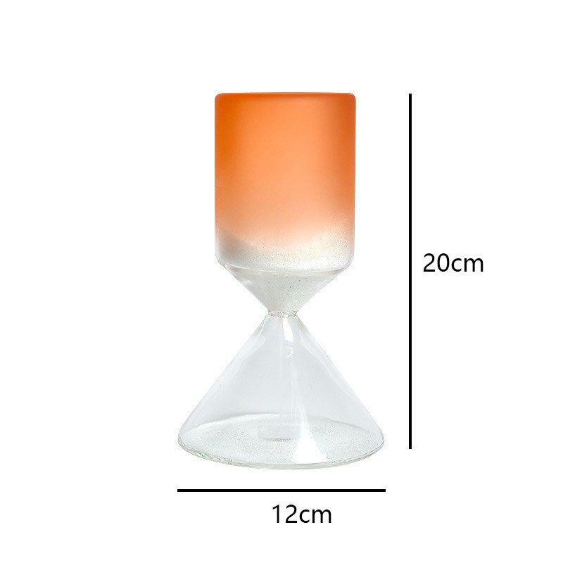 Colorful Glass Hourglass Timer Gradient Sand Home Decoration_voghion.com