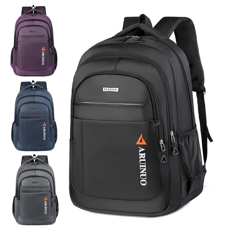 Customized Logo Printing, New Trendy Versatile Large-Capacity Backpack, Lightweight Business Travel and Commuting Computer Bag 15.6inch