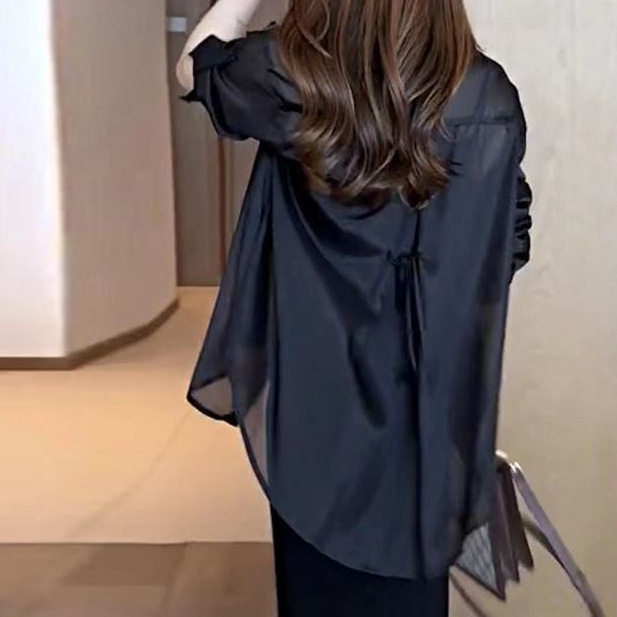 Summer Niche Design Plus-Size Sun-Protective Shirt for Women, Thin Summer Jacket Shirt, 2024 New Style Top Summer Niche Design Plus-Size Sun-Protective Shirt for Women, Thin Summer Jacket Shirt, 2024 New Style Top