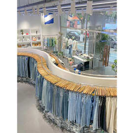 实体店直播杂款新款牛仔裤女装十三行四季青正品断码品牌折扣批发