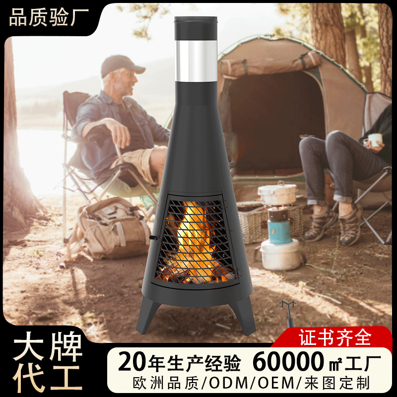 En stock transfronterizo patio leña estufa al aire libre Villa jardín fogata barbacoa estufa al aire libre leña de leña