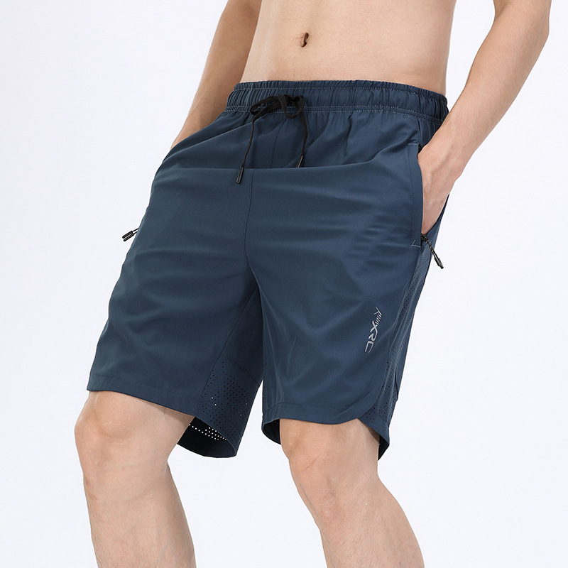 2022 nuevos pantalones cortos de entrenamiento casual para hombres al aire libre correr deportes delgados transpirables pantalones cortos sueltos transfronterizos