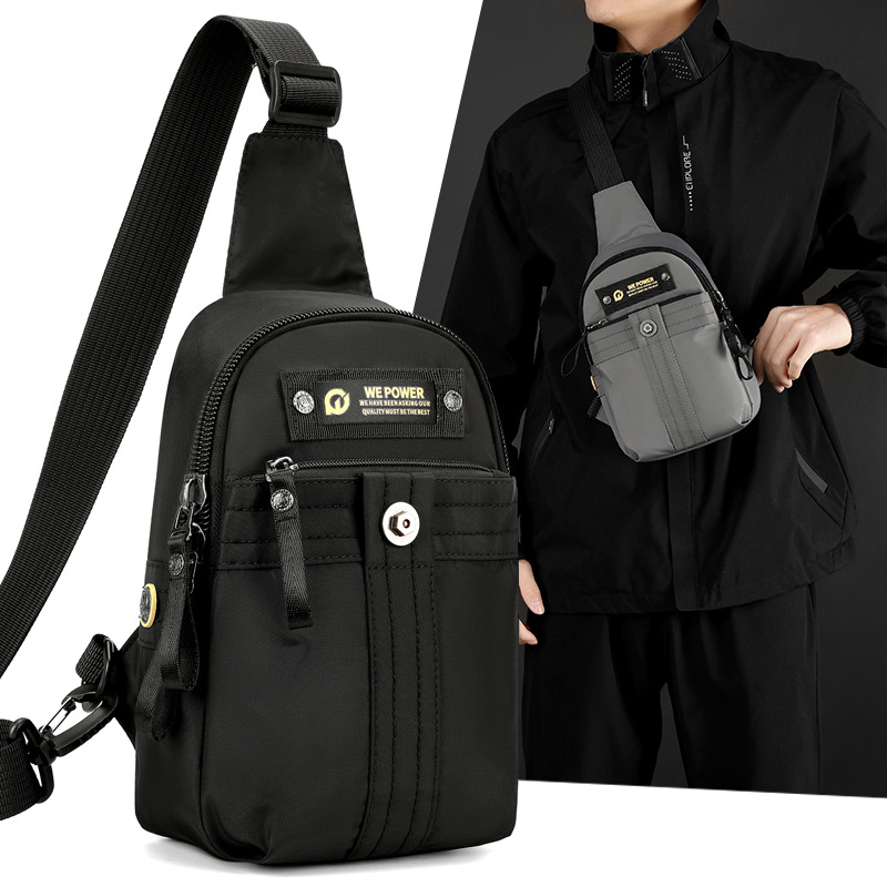 WEPOWER nuevo hombre portátil de hombro mochila multifuncional mochila casual de viaje al aire libre mochila de pecho