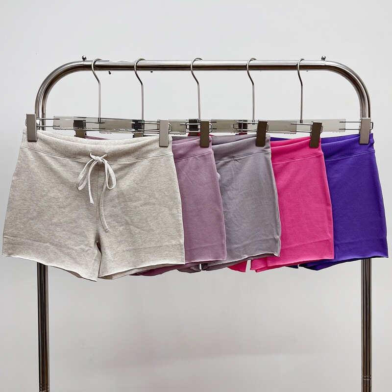 SKIMS Kardashian-style modal ribbed boxer shorts, summer thin loose casual home pants for women