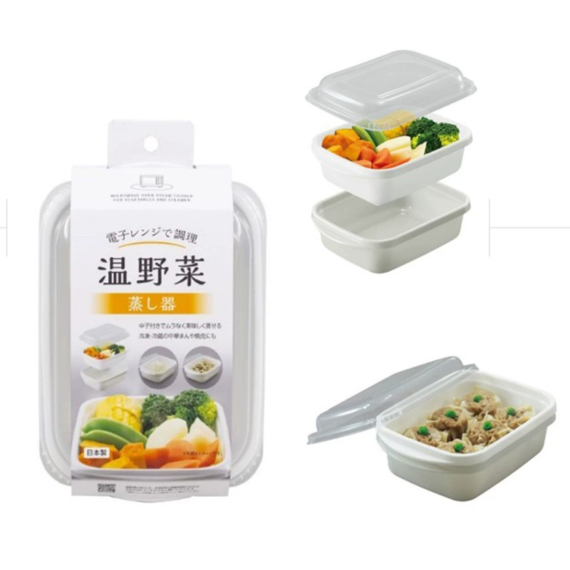 Японская микроволновая печь SANADA, специальная пароварка для овощей и лапши, широкая квадратная