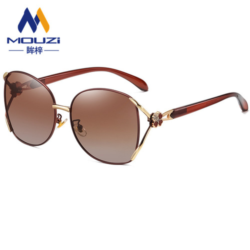 Polarized Sunglasses for Women from European and American Brands, Fashion Gradient UV Protection with a High-End, Instagram-Inspired Trend