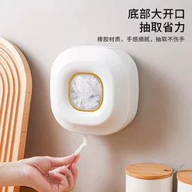 免打孔壁挂保鲜膜套收纳盒：抽取式防尘大容量厨房收纳指南