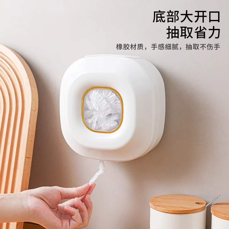 Punch-free Wall Hanging Disposable Storage Bag Storage Box Storage Box Kitchen Household Artifact