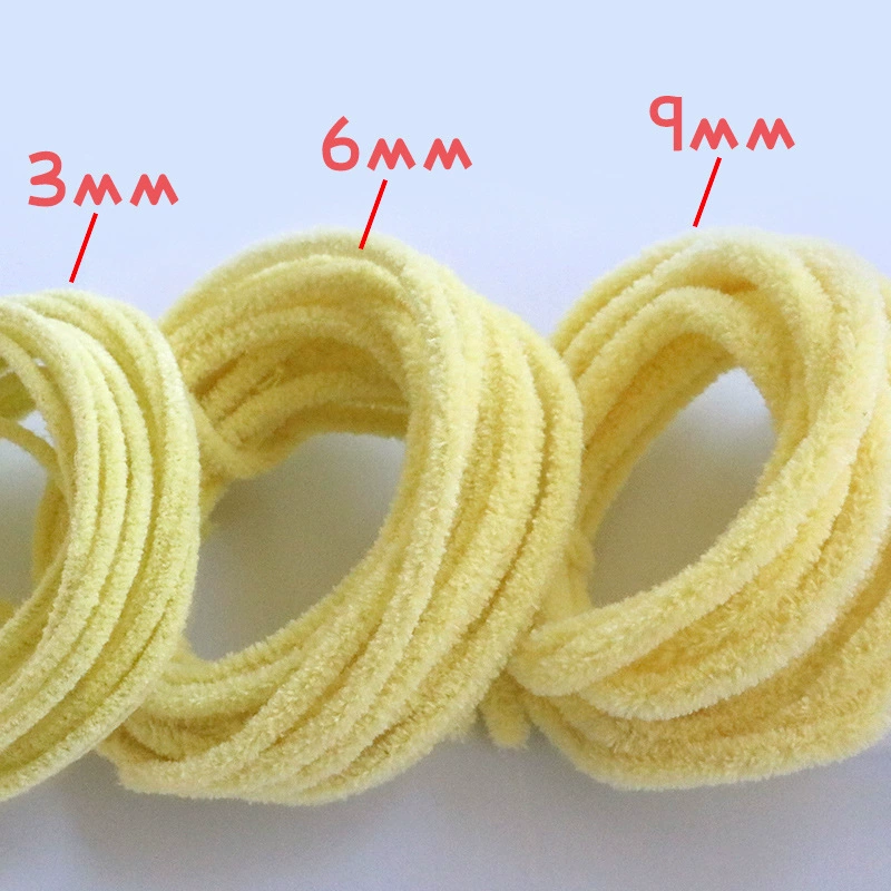 6 мм цветной шерстяной корень волос, крутящий стержень сверхплотная шерстяная полоска