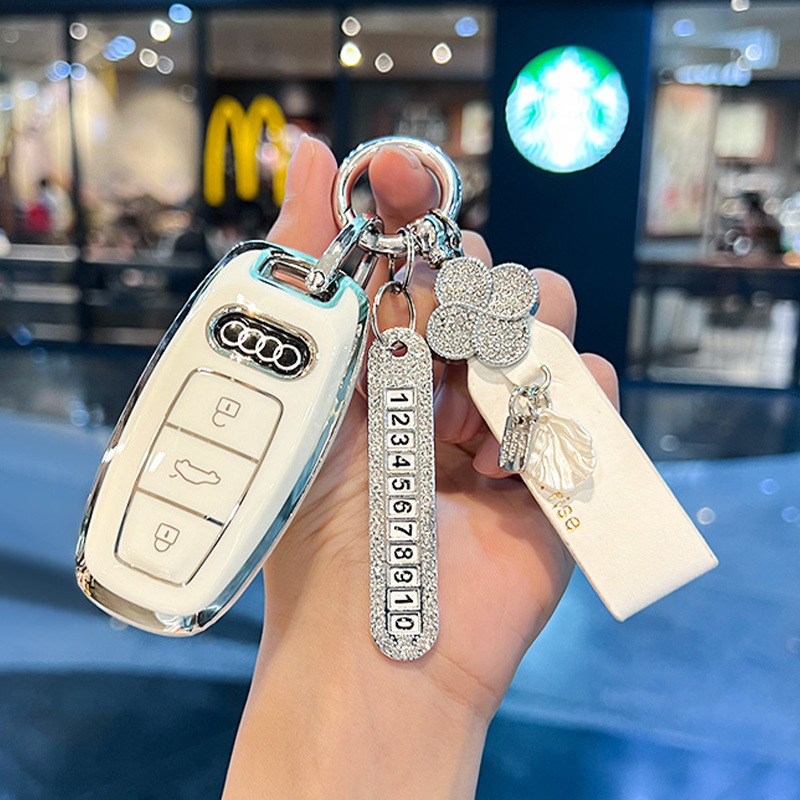 Audi A6L Key Cover for Women, A4L-Specific, A3 Case, Q3 Holder, Q5L Case, A5L Premium, A7L Car, A8L New Rs6/7 Audi A6L Key Cover for Women, A4L-Specific, A3 Case, Q3 Holder, Q5L Case, A5L Premium, A7L Car, A8L New Rs6/7