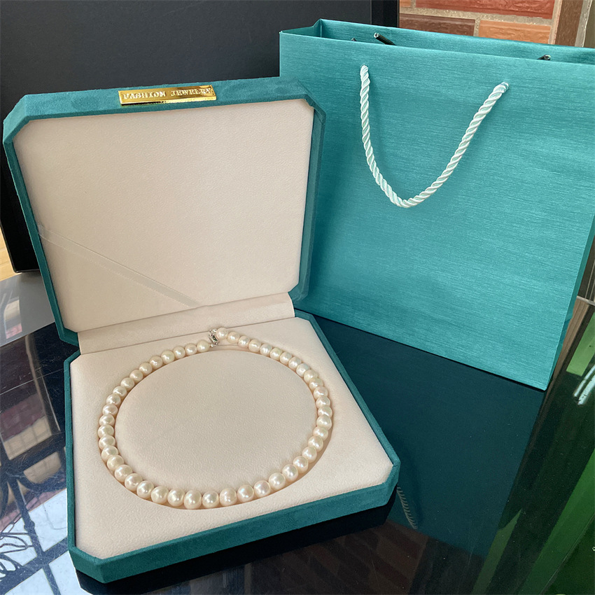 配珍珠项链 单拍不发货 珍珠项链包装盒 19*19*4  +手提袋 一套