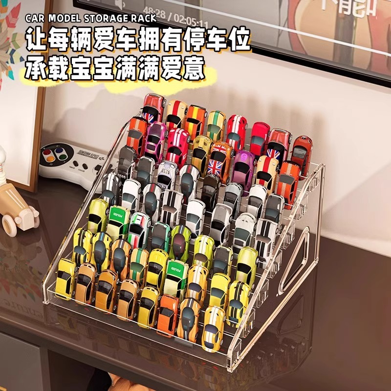 小型自動車収納展示棚合金モデル置物箱男の子ポケット風火輪子供玩具車置物棚|undefined