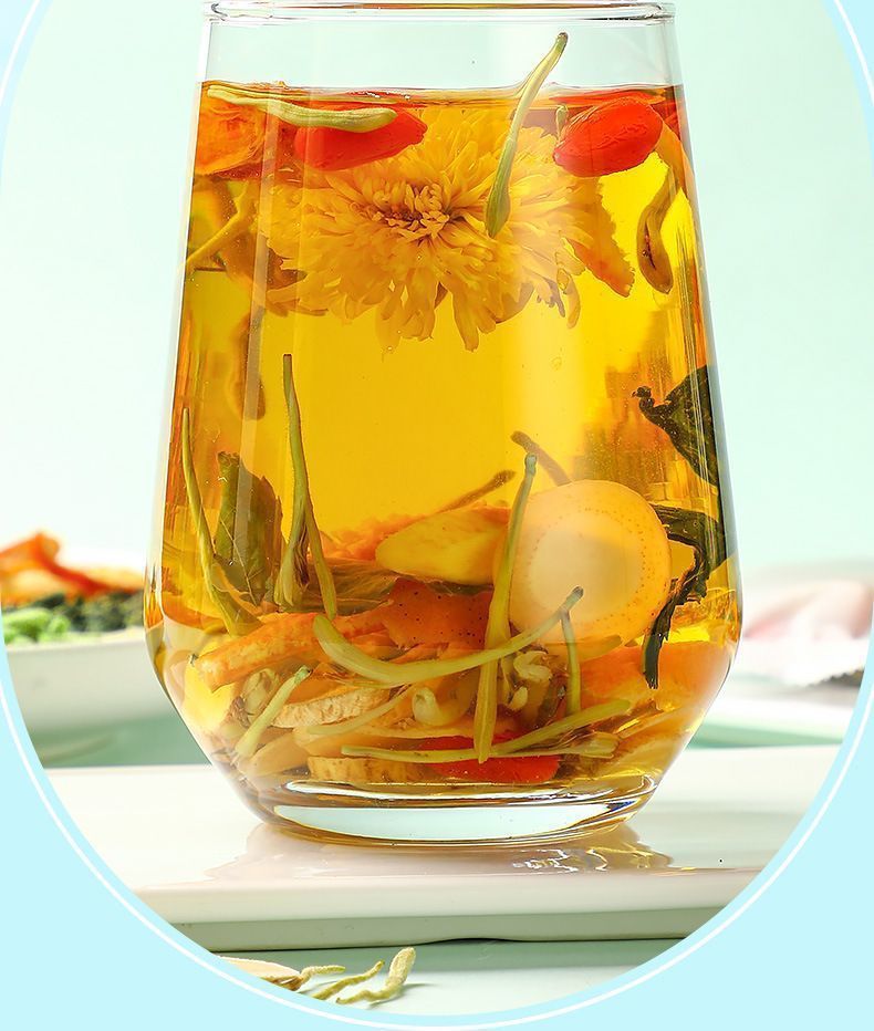 American Ginseng Astragalus Chrysanthemum Goji Tea Bags 100g Triangular Herbal Tea specifications