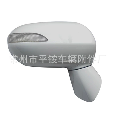 Honda 03-09 Fit: Rear mirror/rearview mirror assembly - 5-wire-electric-adjustable-lens-turn-signal-unpainted-r