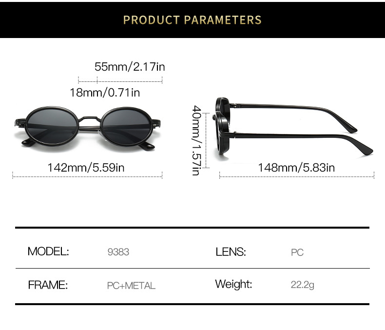 48g Weight Full Frame Glasses Structure Sunglasses Classification PC, UV400 Protection Lens Material Oval Frame Glasses Style Travel, Fishing Occasion Gradient Color, Solid Color, Leopard Pattern Unisex Gender Retro Style Leopard Color Retro Gradient Color Solid Color Leopard PC UV400 Protection Oval Frame Full Frame Women's Sunglasses 1