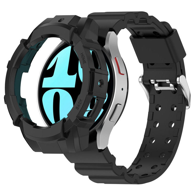 For Samsung Watch Galaxy Watch 7 40/44mm Armor suit Armor Strap Armor One Case