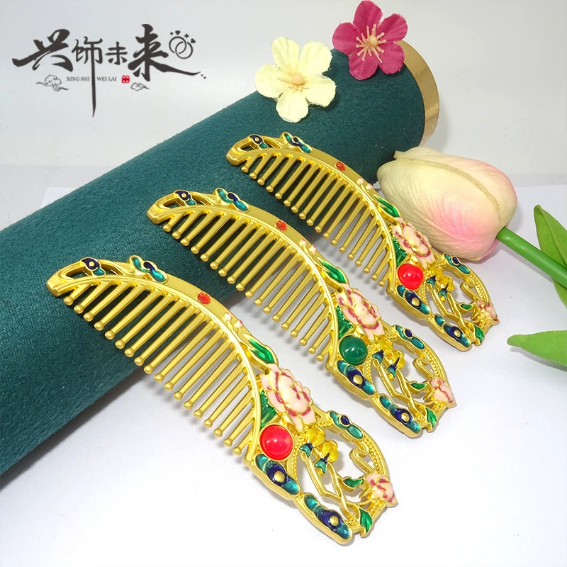 Гребень для волос Jinxi с узором «брови», красивый гребень-соломка с сорокой, поднимающейся к сливе, свадебный гребень, пустотелая ручка, массажный гребень, гребень с цветком сливы