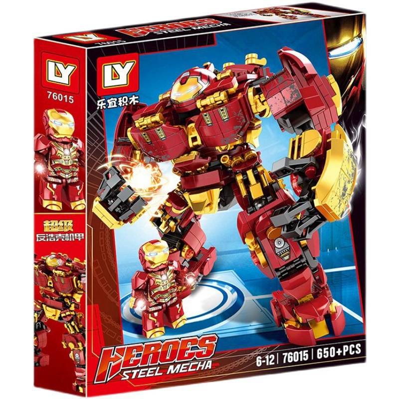 Lego, The Avengers, constructor, robot, toy, Iron Man, Hulk