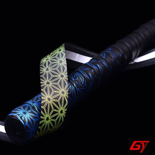 Guangyu hand gel extended 1.8 meters non-slip sweat-absorbent baseball handle strap elastic printed wear-resistant fishing rod handle strap