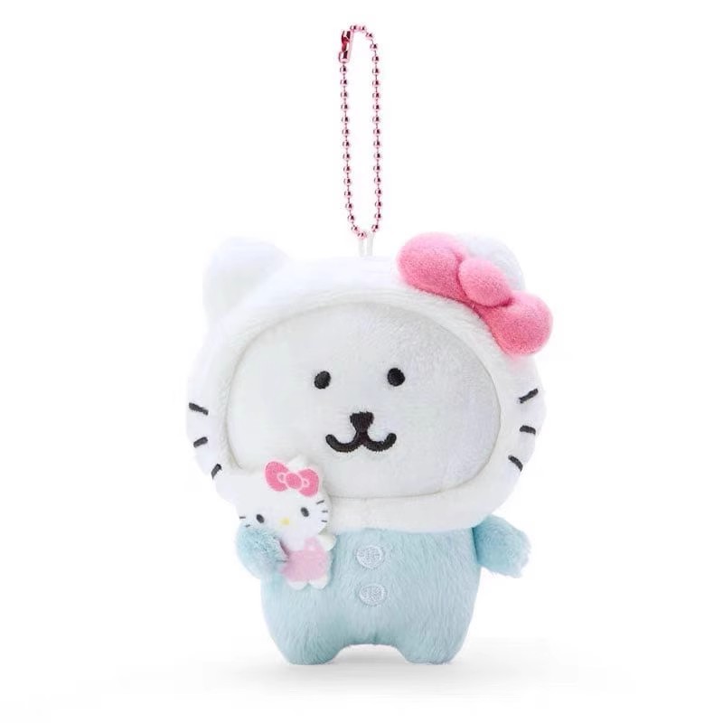 Chiikawa X kuromi Plush Doll Keychain Cute Doll Key Chain Pandents