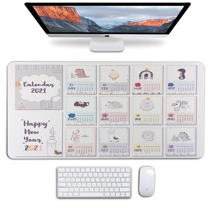 캘린더 핑크 광고 패드