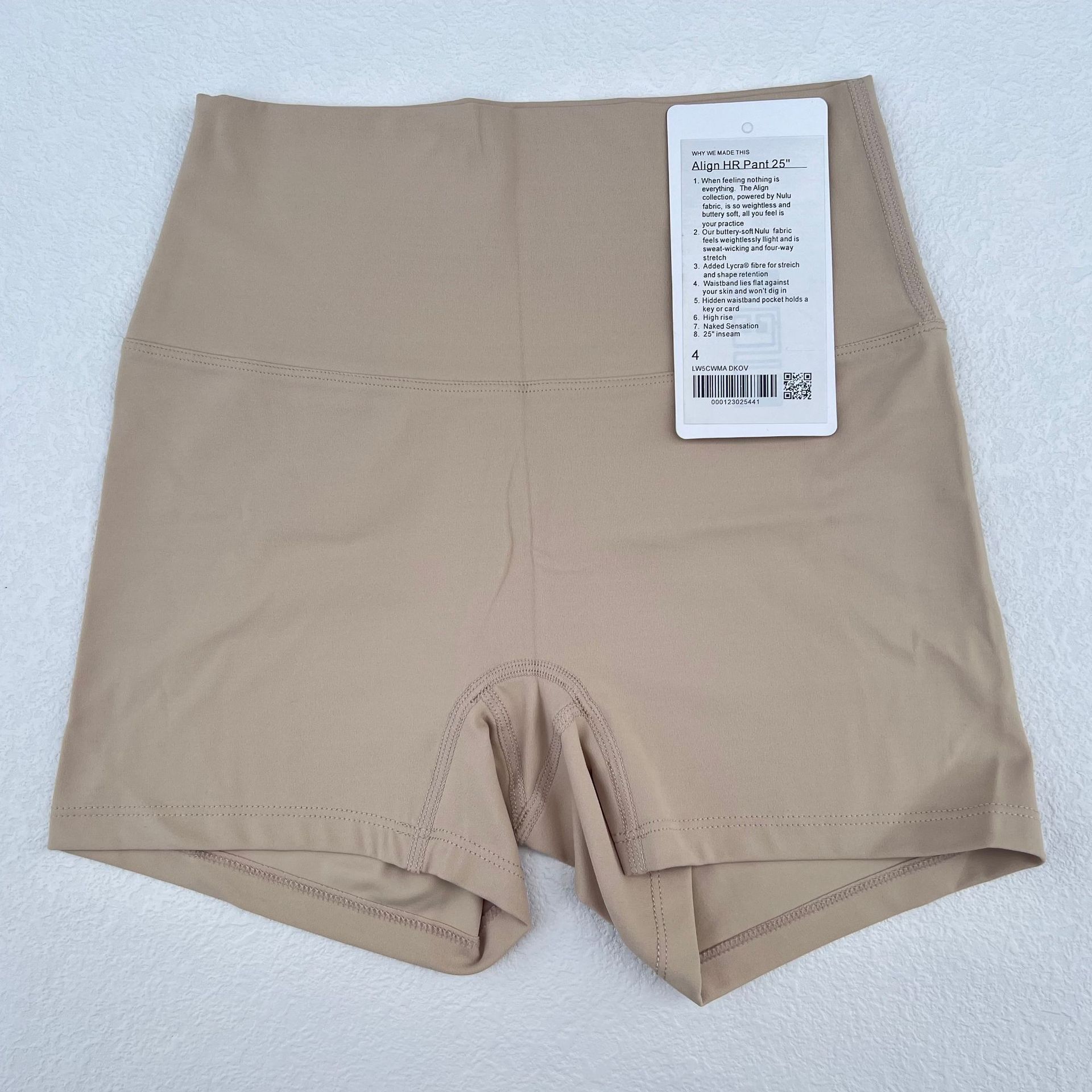 Pantalones cortos de yoga de cadera de melocotón de cintura alta sexy de verano para mujer lulu