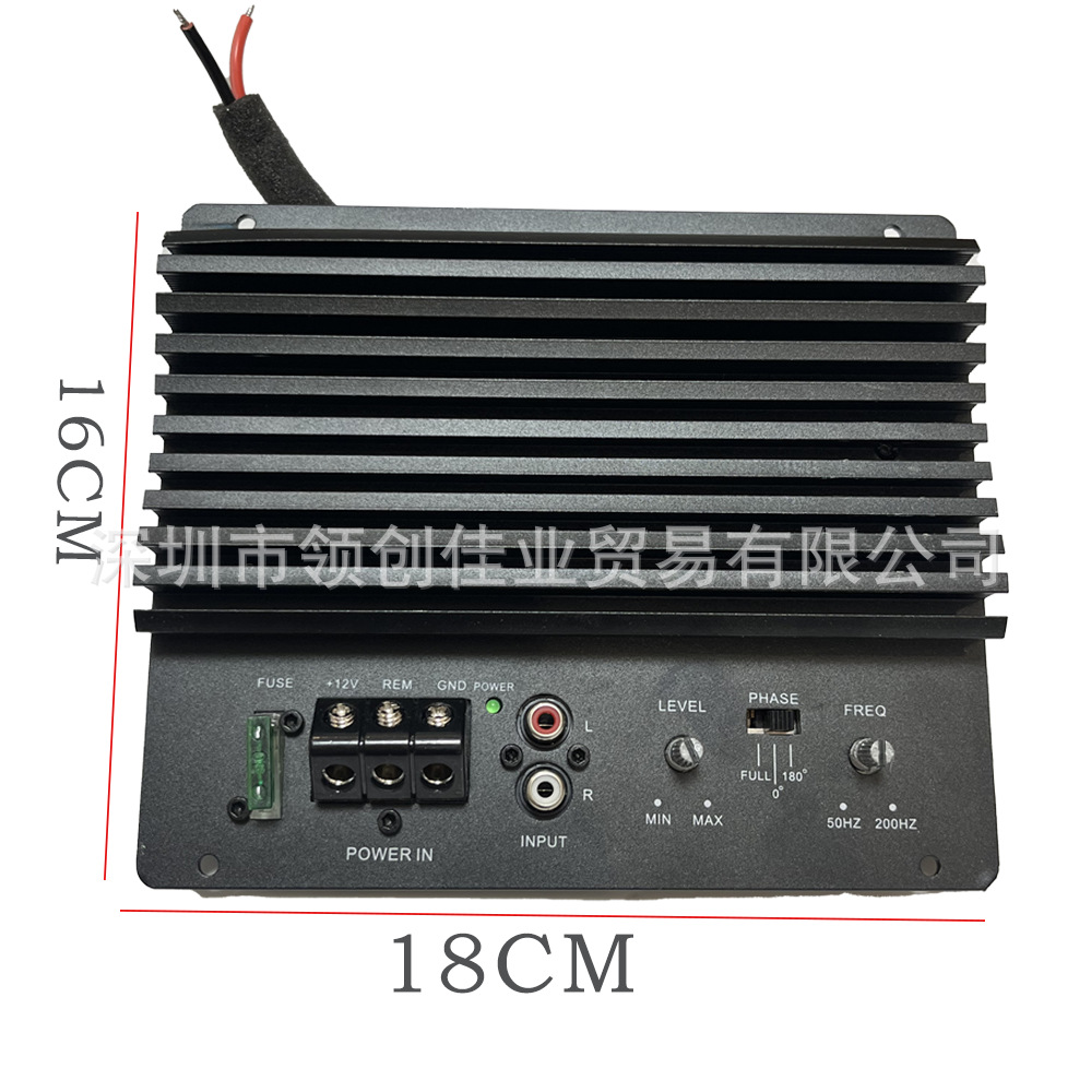 Wholesale Source Car Audio Amplifier 12V High Power 120W Subwoofer Amplifier Panel Class D High Power Heavy Bass