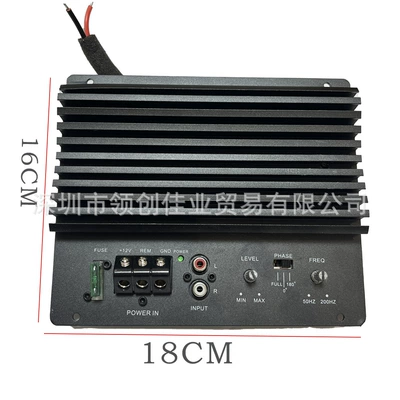 Wholesale Source Car Audio Amplifier 12V High Power 120W Subwoofer Amplifier Panel Class D High Power Heavy Bass