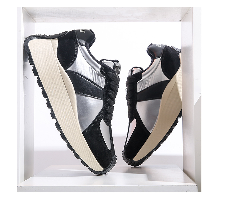 Baumwollschuhe Damen Schnürmode Freizeitschuhe vielseitige Sneakers mit dicken Sohlen 2023 Winter weich und bequem plus samtwarme Damenschuhe_voghion.com