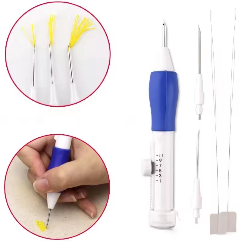 Mágica DIY Manual Embroidery Pen   Kit de herramientas de costura Punch Needle