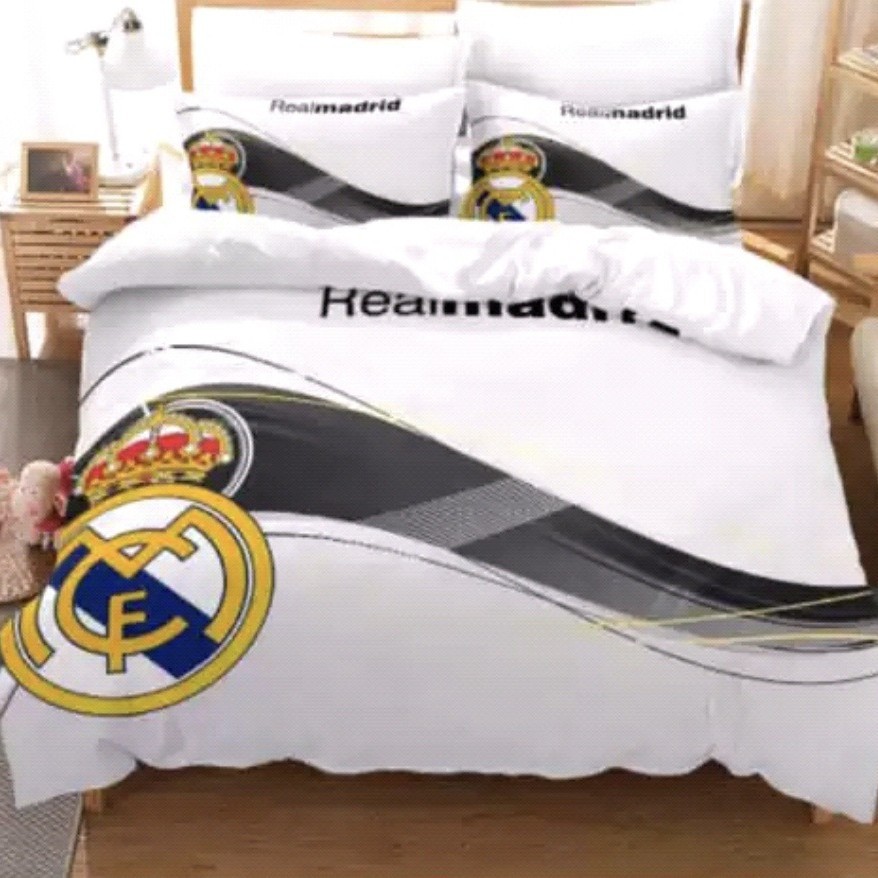 Equipo Logo serie ropa de cama transfronteriza de tres piezas conjunto Amazon eabywish Comercio Exterior Kit de textiles para el hogar