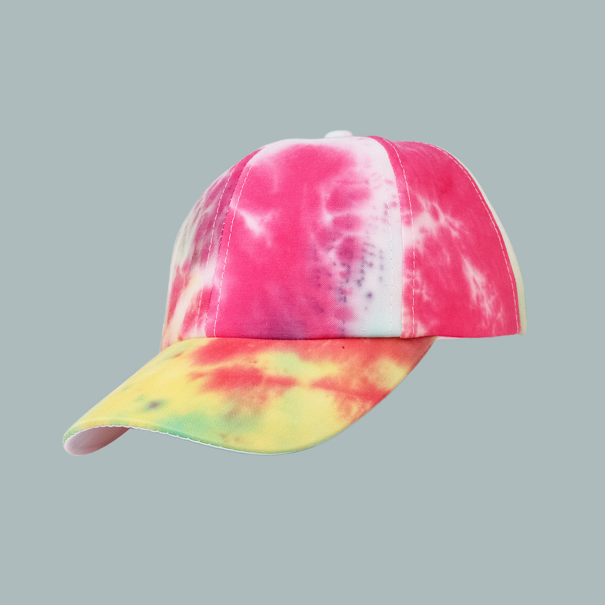 Korean Version Wide-brimmed Tie-dye Children Baseball Caps Wholesale display picture 6