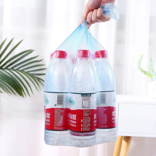 Factory Wholesale Disposable Colored Plastic Trash Bags, Thick PE Household Hotel Black Dot Cut Continuous Roll Single Roll