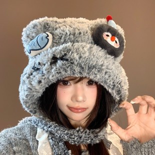 ��ͨ��żС�ܶ����ɫë�q�o��ñ��Ů�ﶬ���ɐ۱�ů���hñë��ñ