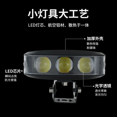 LED motorcycle spotlight, high-brightness Motorcycle headlights, headlights