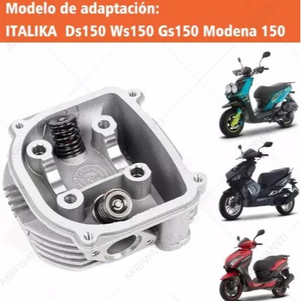 Motorcycle Engine Accessories Ws150 Ds150 Gs150 Cylinder Head and Valve Kit