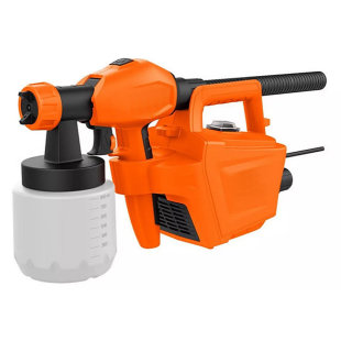 RN-288 spray gun 650w compressor provides higher efficiency with high air volume and low pressure