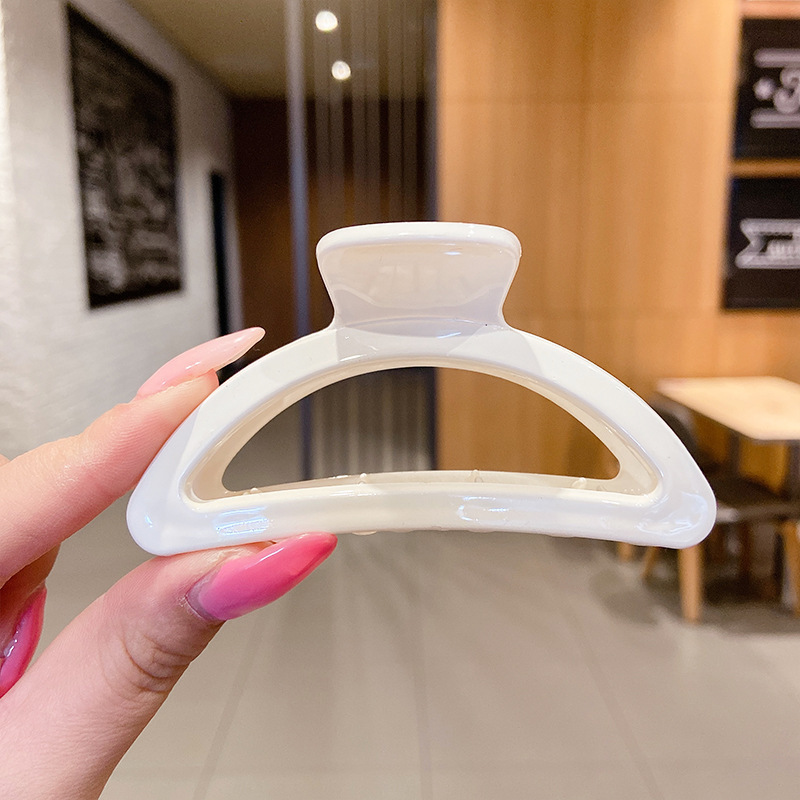 2025 nueva pinza de tiburón, más adecuado para mujeres, horquilla de la parte posterior de la cabeza de verano, pinza de agarre grande, horquilla de tocado