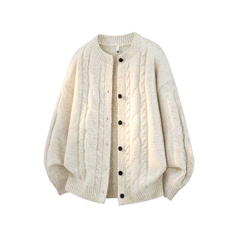 American-style Henley sweater, new spring/autumn collection, trendy and stylish, with a high-end feel, casual and versatile knit top for both men and women