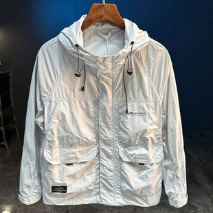 Summer New Sun Protection Clothing for Men, Breathable Anti-Uv Sun Protection Clothing, Outdoor Fishing Jacket, Loose Workwear Skin Clothing