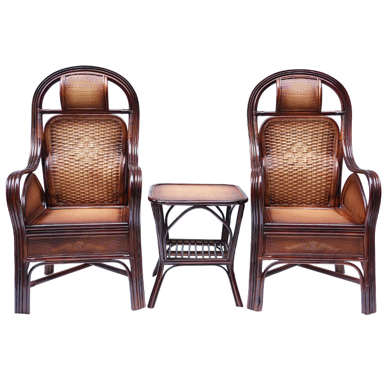 호두 색 2 + 일반 사각형 티 테이블