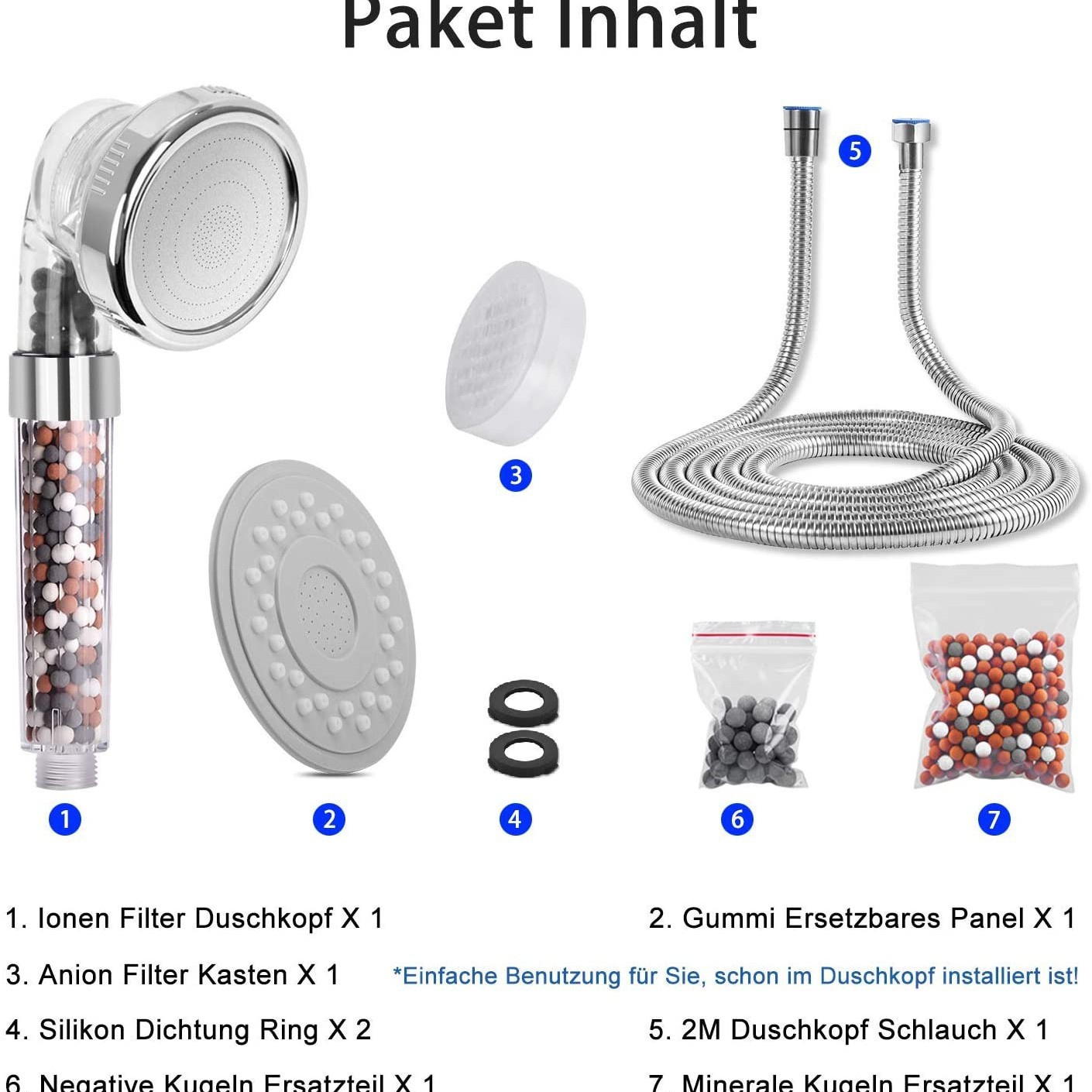 B Модель прозрачная (смешанный цвет)+(шарик смешанного цвета)+серый шарик+панель+фильтровая коробка+1,5 метра шланг+2 Фильтр
