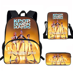 K-POP猎魔女团KPop Demon Hunters学生书包三件套跨境支持jit代发