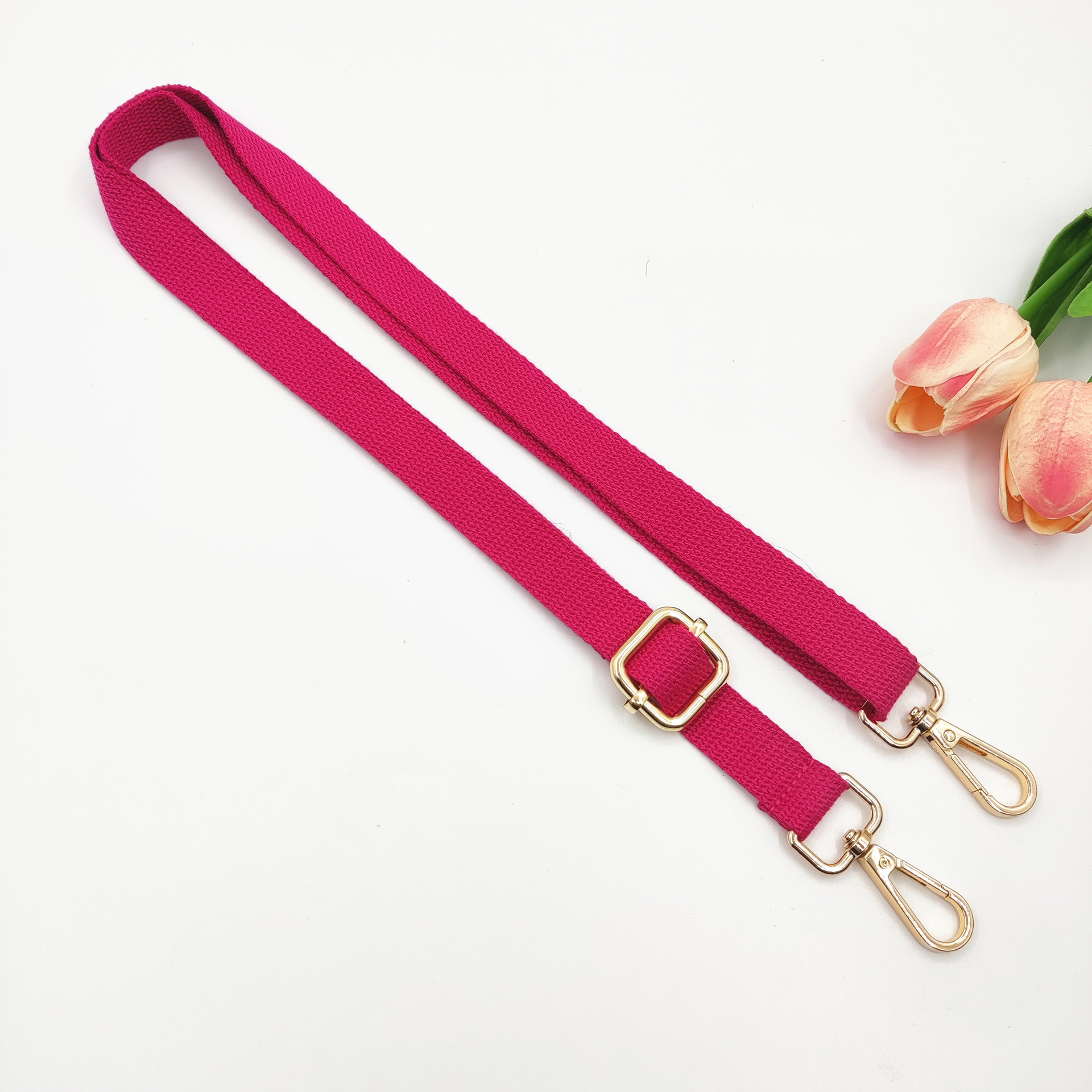 1 Pieza Poliéster Algodón Color Sólido Correa De La Bolsa display picture 7