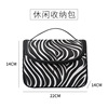 Handheld travel bag, polyurethane purse, universal fashionable capacious waterproof organizer bag, cosmetic bag